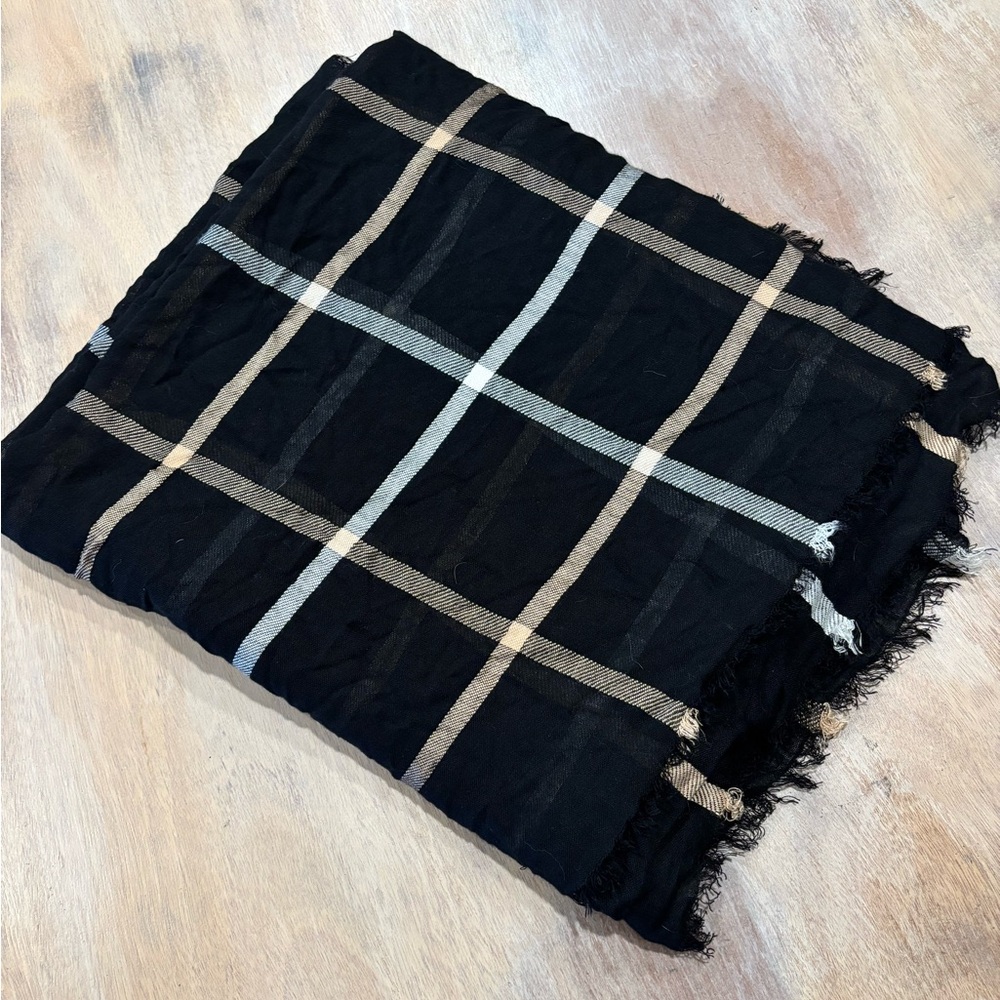 Calvin Klein plaid scarf